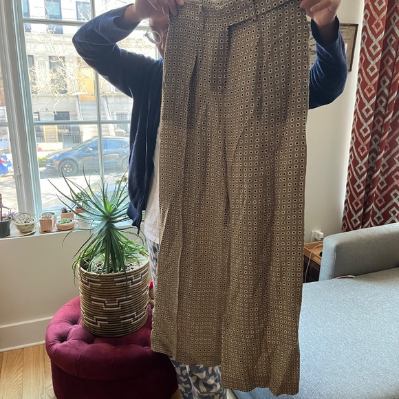 ultra rare Alexandre Vauthier wide leg silk pants - Picture 2 of 4